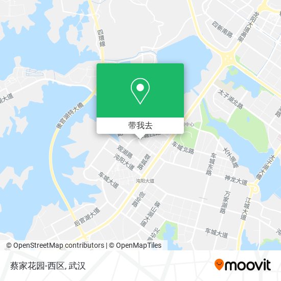 蔡家花园-西区地图