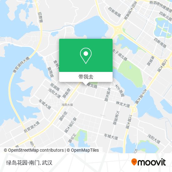 绿岛花园-南门地图