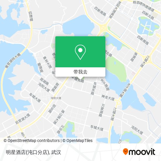 明星酒店(沌口分店)地图