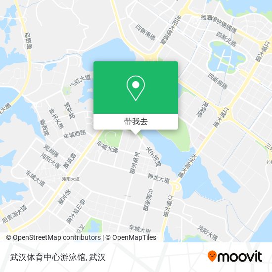 武汉体育中心游泳馆地图