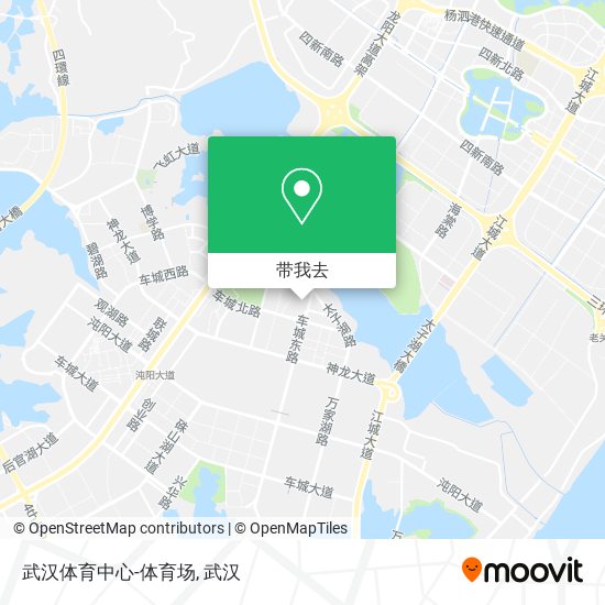 武汉体育中心-体育场地图