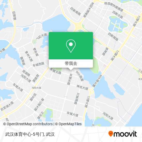 武汉体育中心-5号门地图