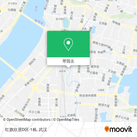 红旗欣居D区-1栋地图