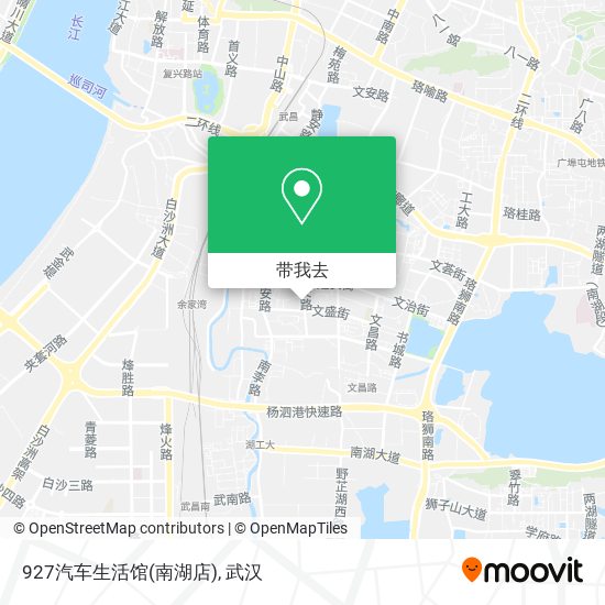 927汽车生活馆(南湖店)地图
