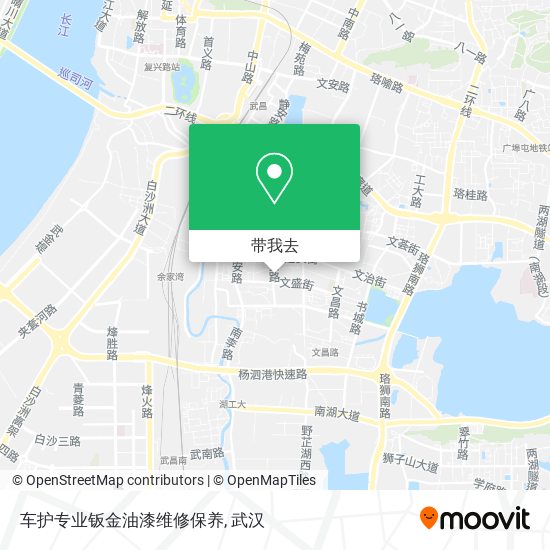 车护专业钣金油漆维修保养地图