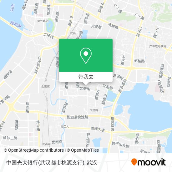 中国光大银行(武汉都市桃源支行)地图