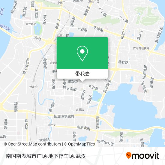南国南湖城市广场-地下停车场地图