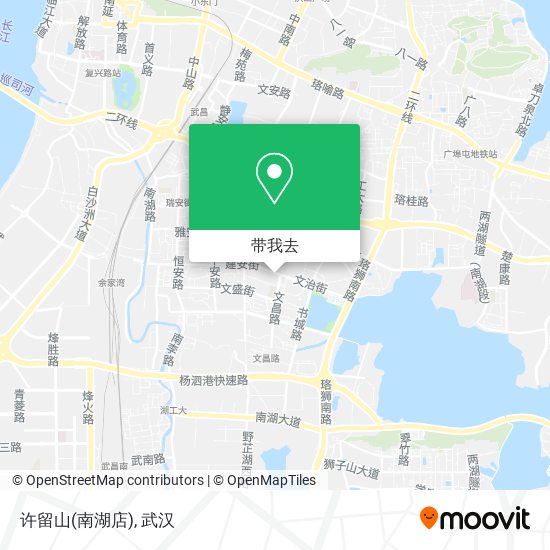 许留山(南湖店)地图