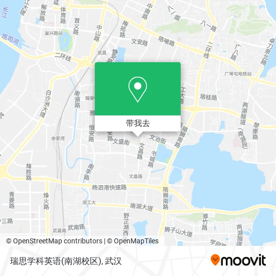 瑞思学科英语(南湖校区)地图