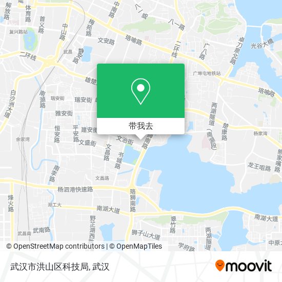 武汉市洪山区科技局地图