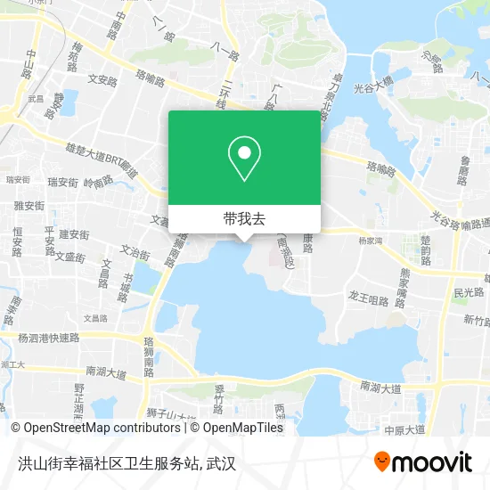 洪山街幸福社区卫生服务站地图
