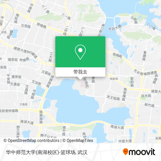 华中师范大学(南湖校区)-篮球场地图