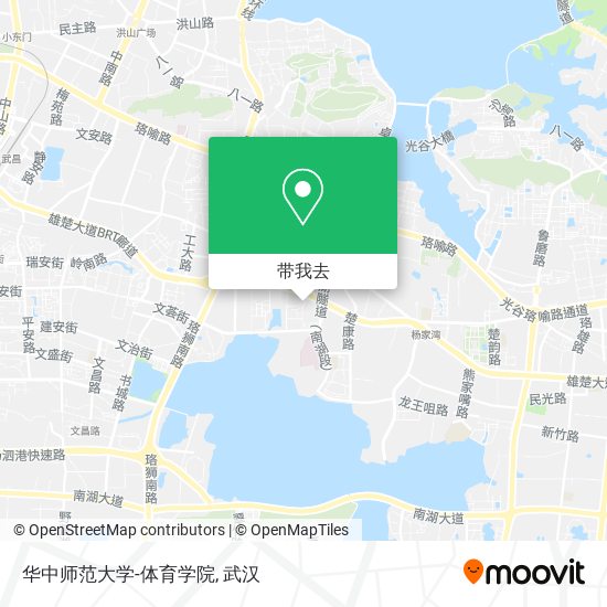 华中师范大学-体育学院地图