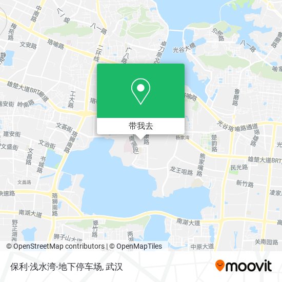 保利·浅水湾-地下停车场地图