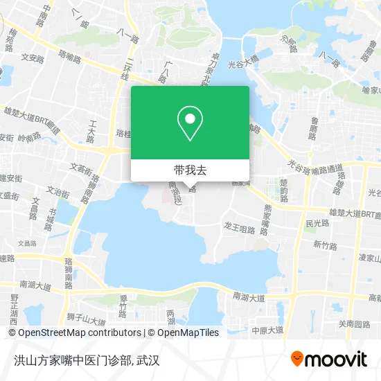 洪山方家嘴中医门诊部地图