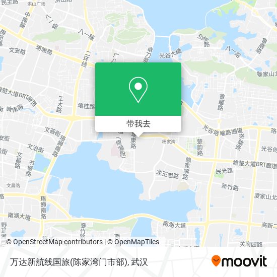 万达新航线国旅(陈家湾门市部)地图