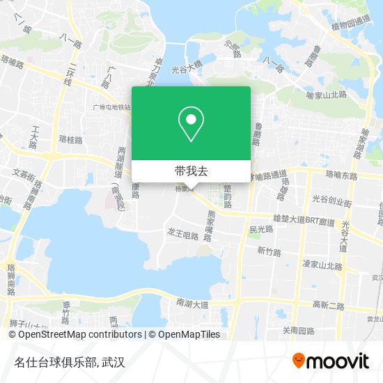 名仕台球俱乐部地图