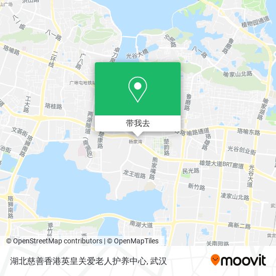 湖北慈善香港英皇关爱老人护养中心地图