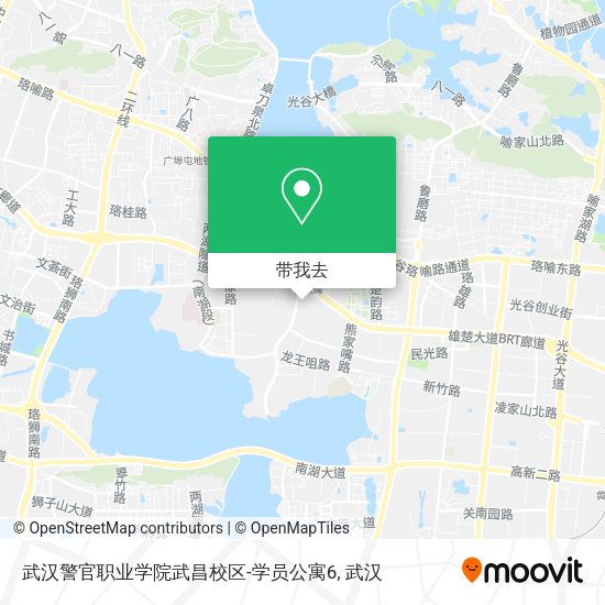 武汉警官职业学院武昌校区-学员公寓6地图