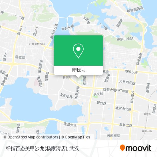 纤指百态美甲沙龙(杨家湾店)地图