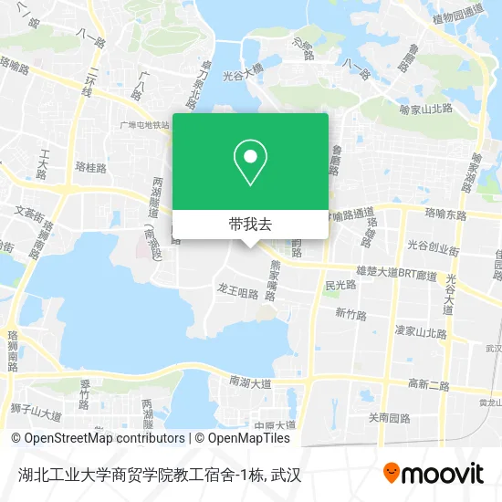 湖北工业大学商贸学院教工宿舍-1栋地图