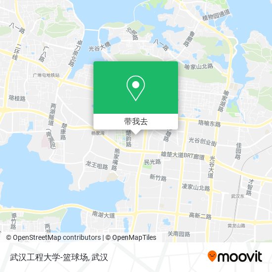 武汉工程大学-篮球场地图