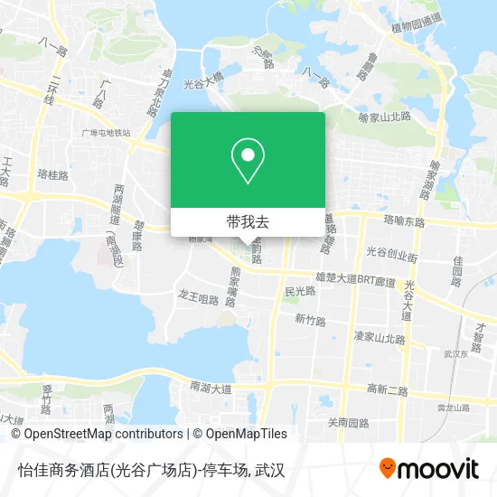 怡佳商务酒店(光谷广场店)-停车场地图