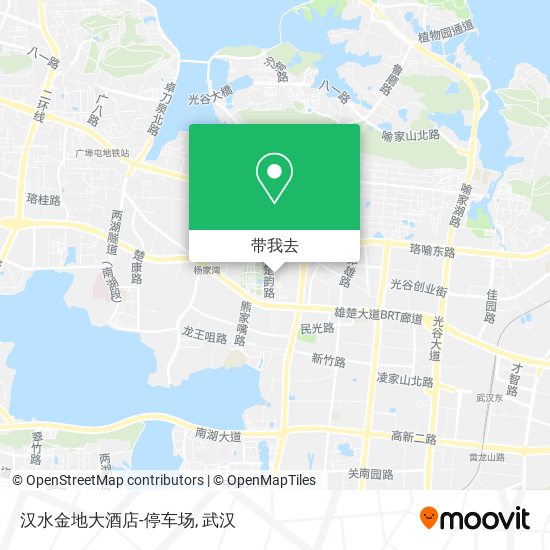 汉水金地大酒店-停车场地图