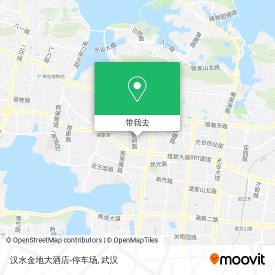 汉水金地大酒店-停车场地图