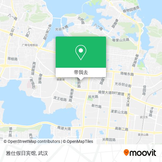 雅仕假日宾馆地图
