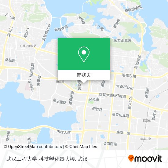 武汉工程大学-科技孵化器大楼地图