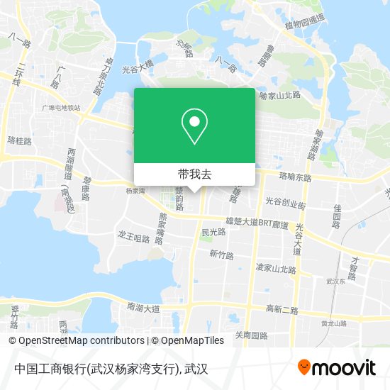 中国工商银行(武汉杨家湾支行)地图
