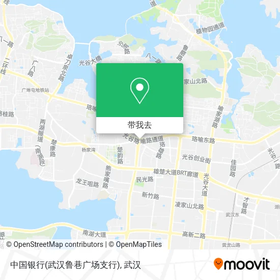 中国银行(武汉鲁巷广场支行)地图