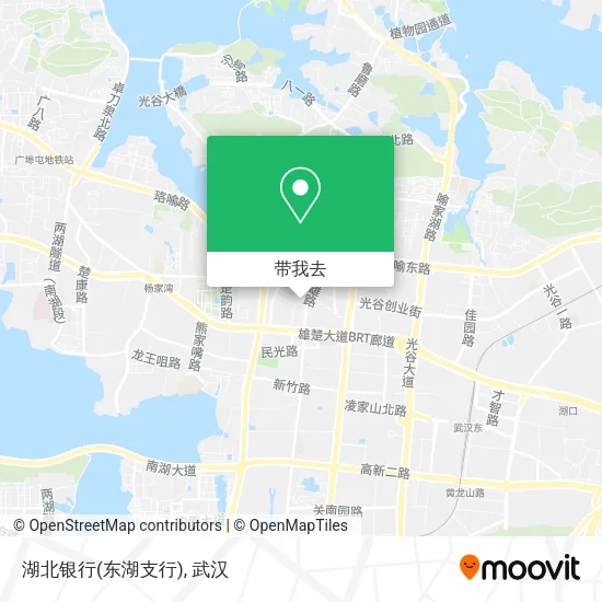湖北银行(东湖支行)地图