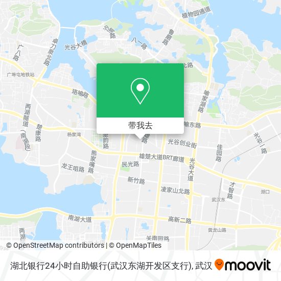 湖北银行24小时自助银行(武汉东湖开发区支行)地图