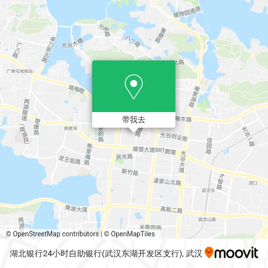 湖北银行24小时自助银行(武汉东湖开发区支行)地图