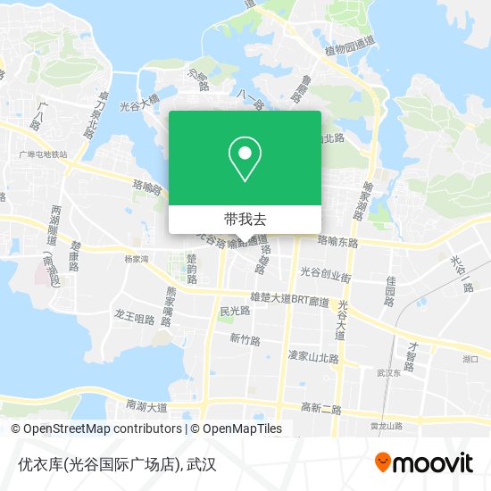 优衣库(光谷国际广场店)地图