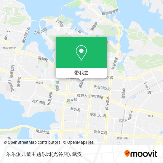 乐乐派儿童主题乐园(光谷店)地图