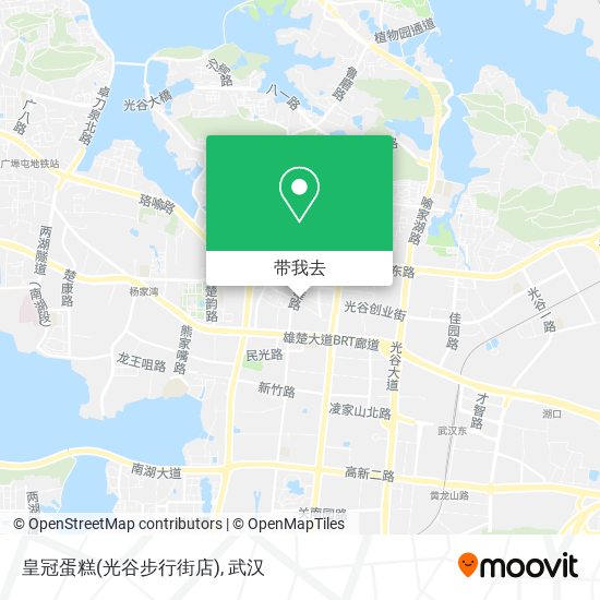 皇冠蛋糕(光谷步行街店)地图