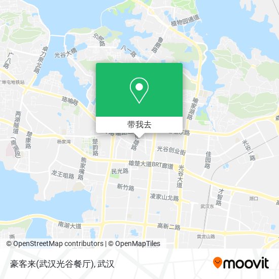 豪客来(武汉光谷餐厅)地图