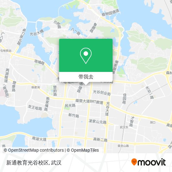 新通教育光谷校区地图