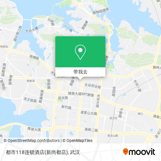 都市118连锁酒店(新尚都店)地图