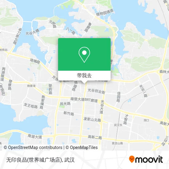 无印良品(世界城广场店)地图