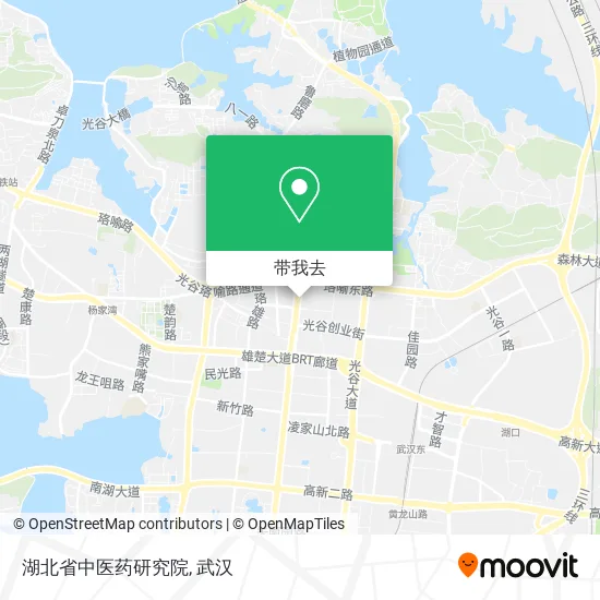 湖北省中医药研究院地图