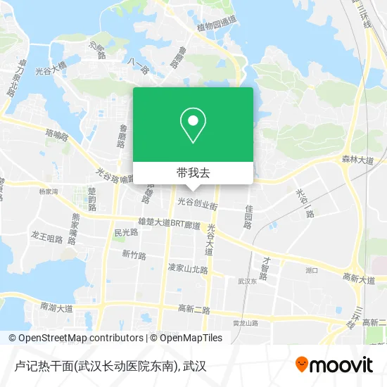 卢记热干面(武汉长动医院东南)地图