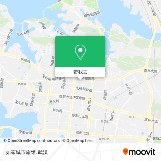 如家城市旅馆地图