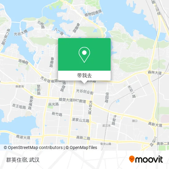 群英住宿地图