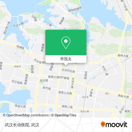 武汉长动医院地图