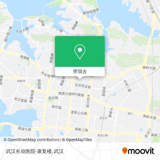 武汉长动医院-康复楼地图