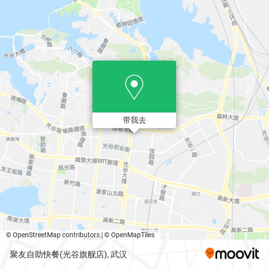 聚友自助快餐(光谷旗舰店)地图